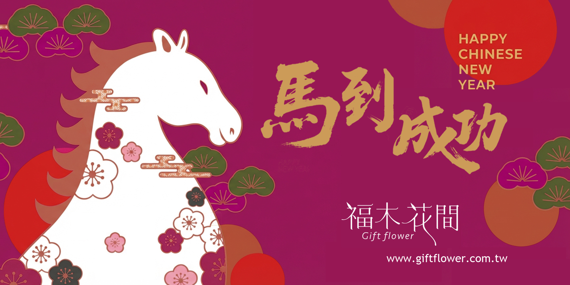 新年蝴蝶蘭花盆栽