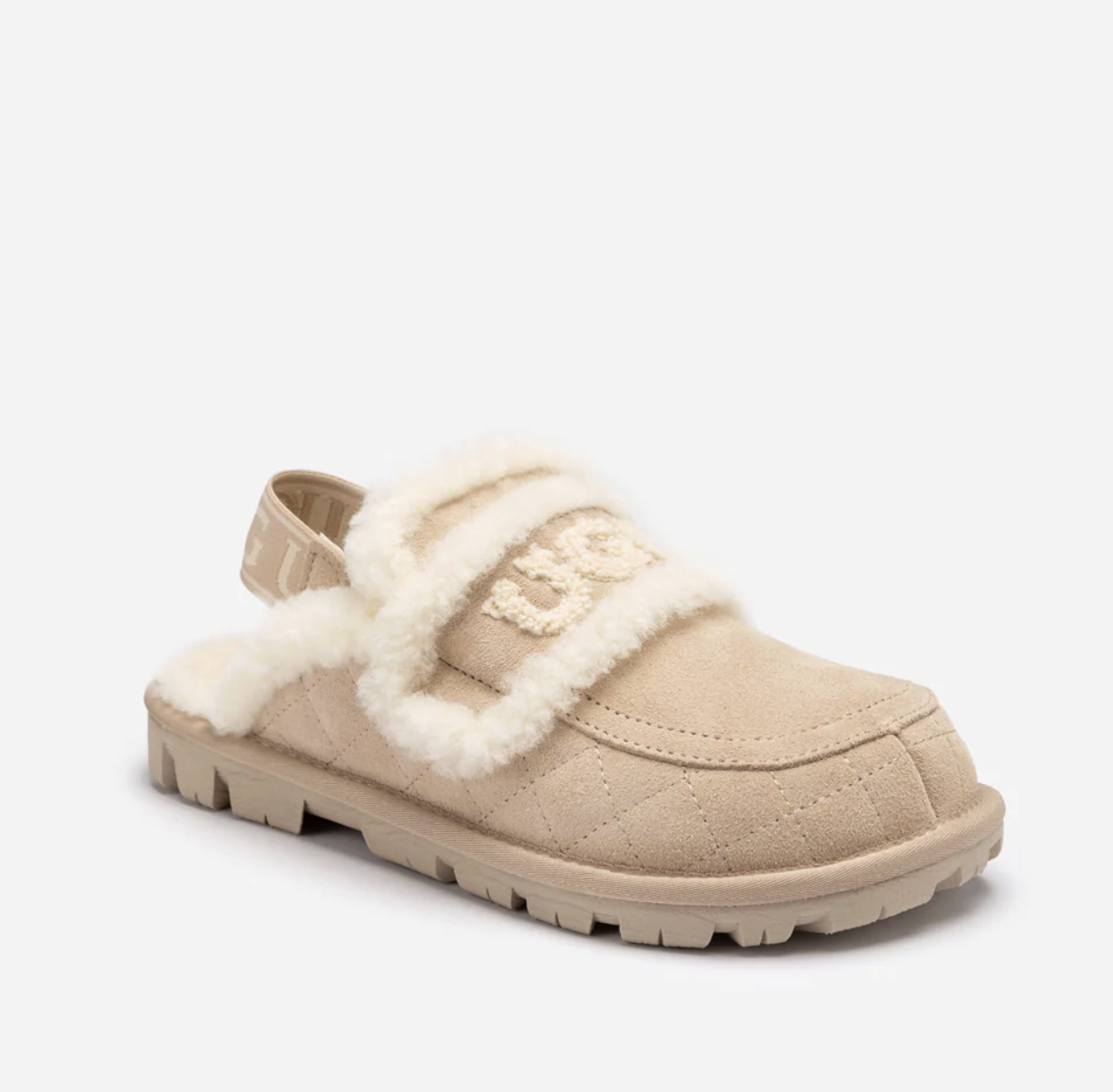 UGG Ozwear Violet Shearling Slipper (Elastic Logo)