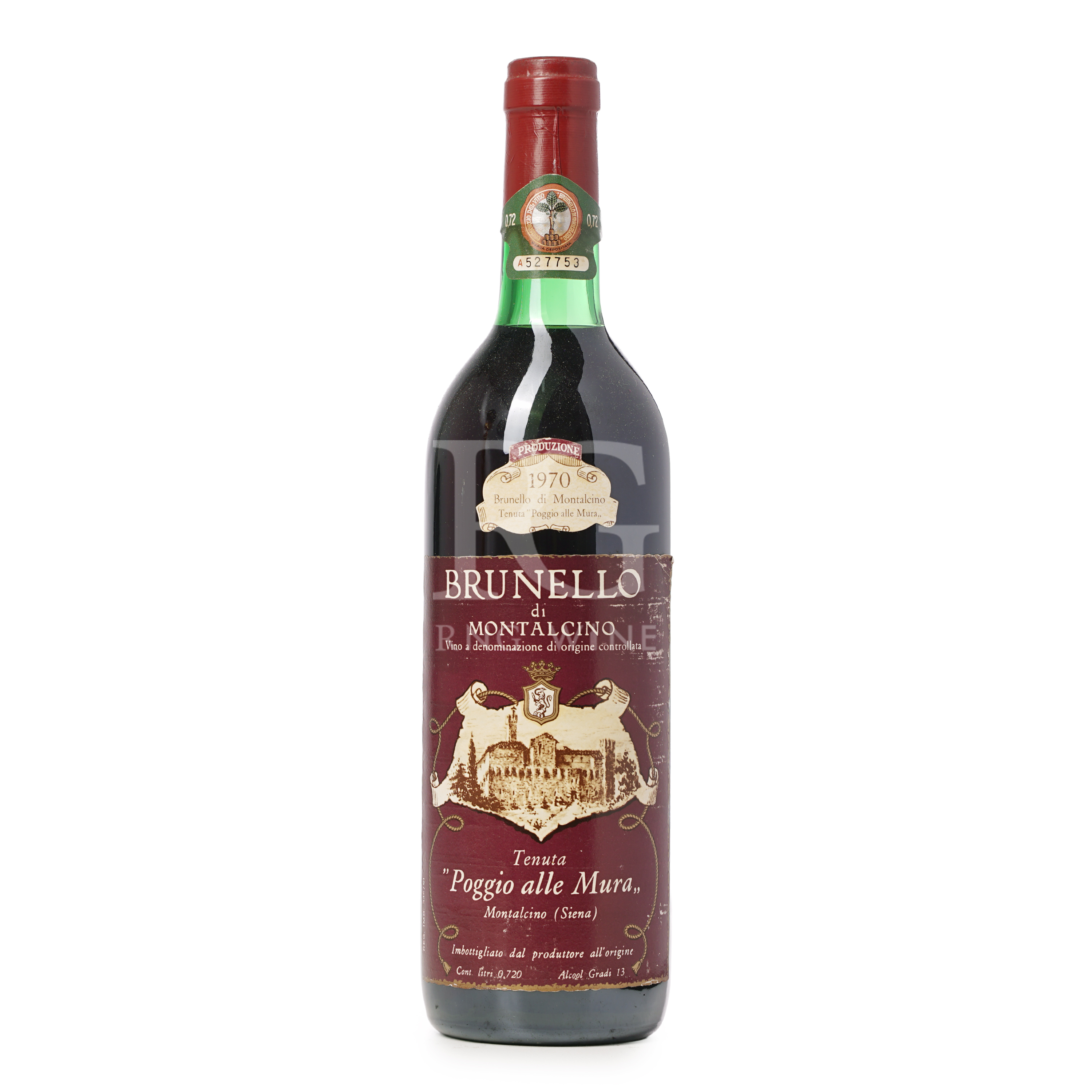 Castello Banfi Brunello di Montalcino Poggio alle Mura 1970