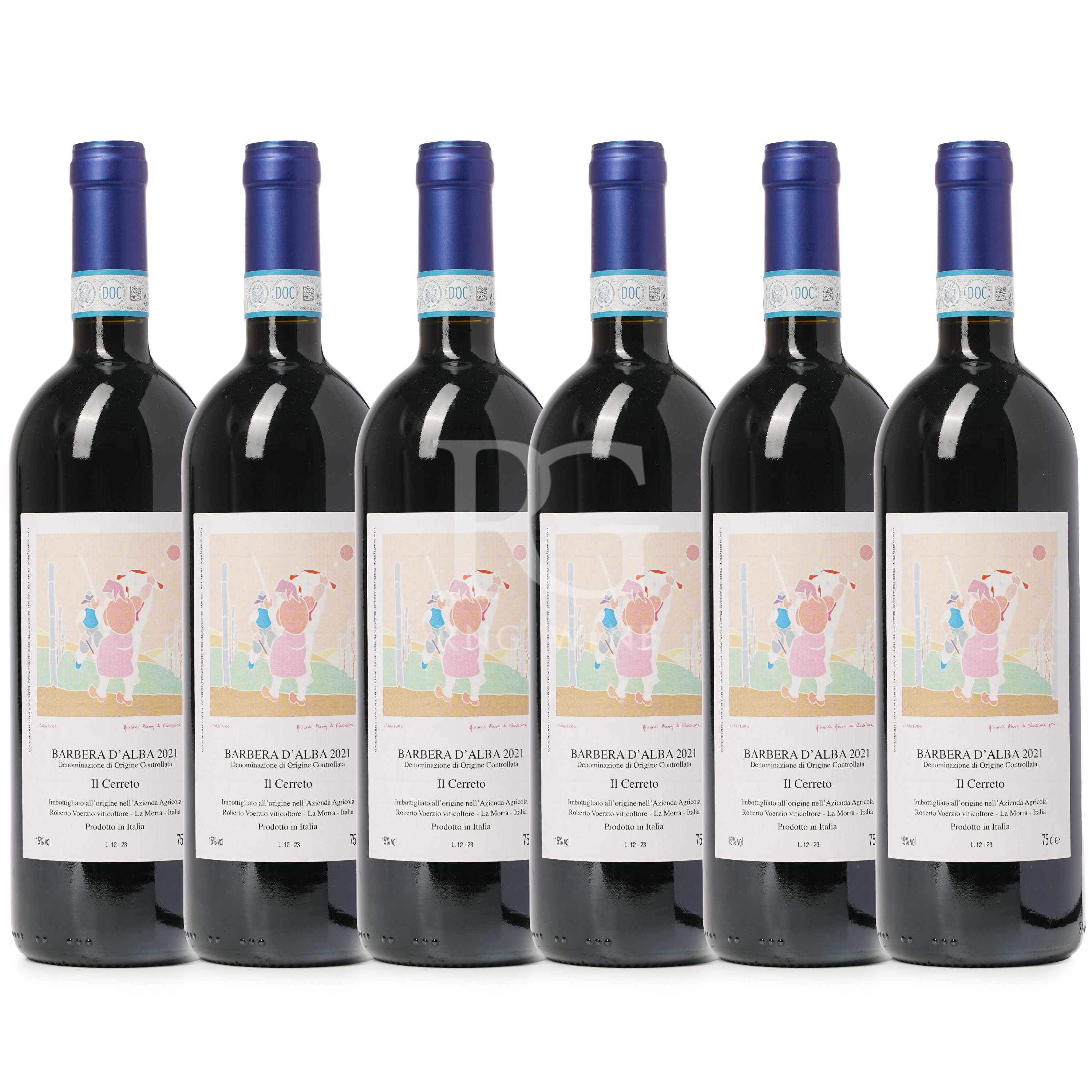 Roberto Voerzio Cerreto Barbera d'Alba 2021 - 6 Bottle Pack