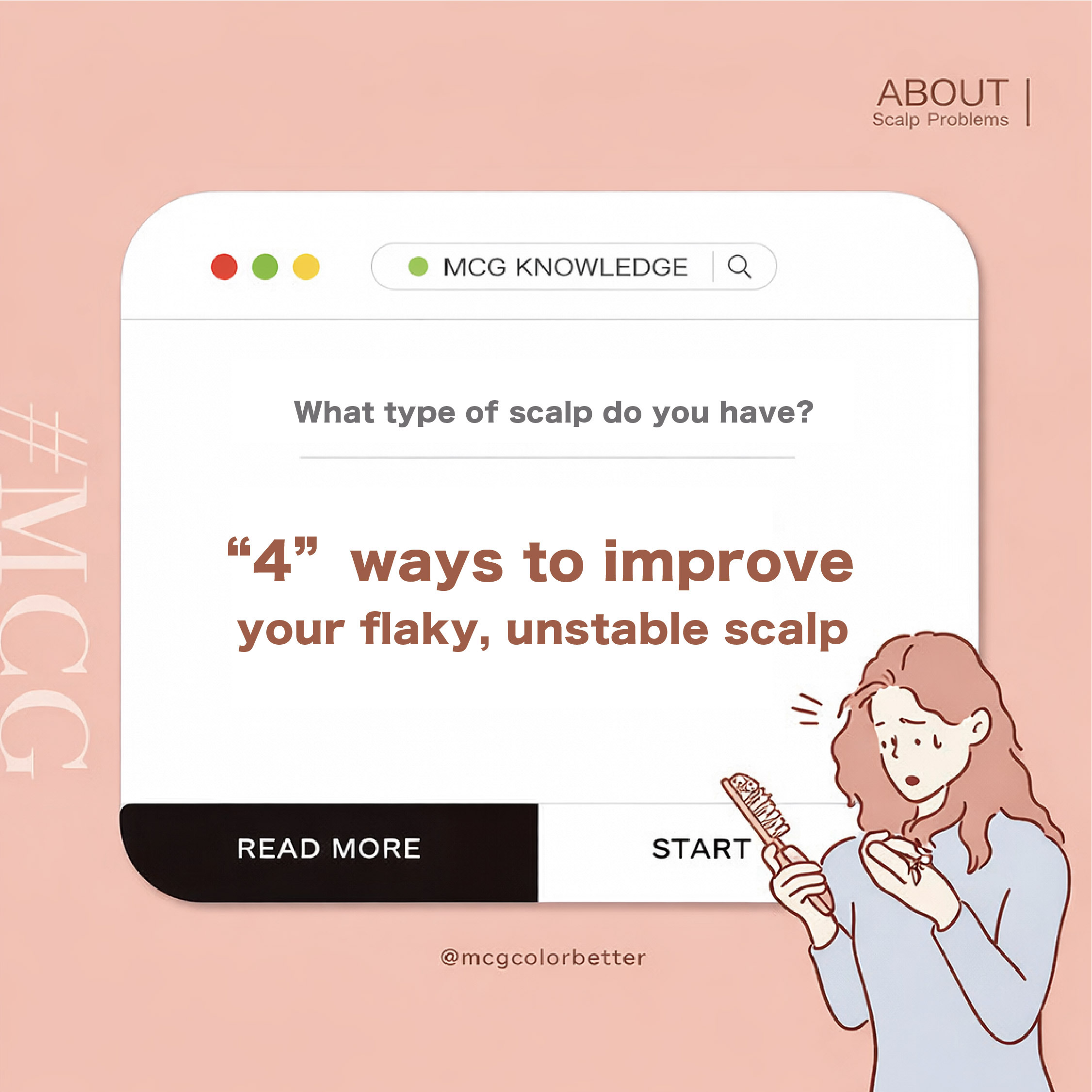 What type of scalp is causing your dandruff? “4” ways to improve your excessive dandruff