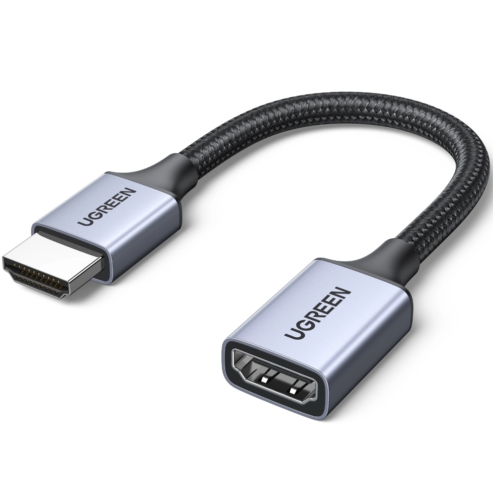 Ugreen Mini DP 轉 HDMI 母頭轉換線 0.15米_HD165-15518