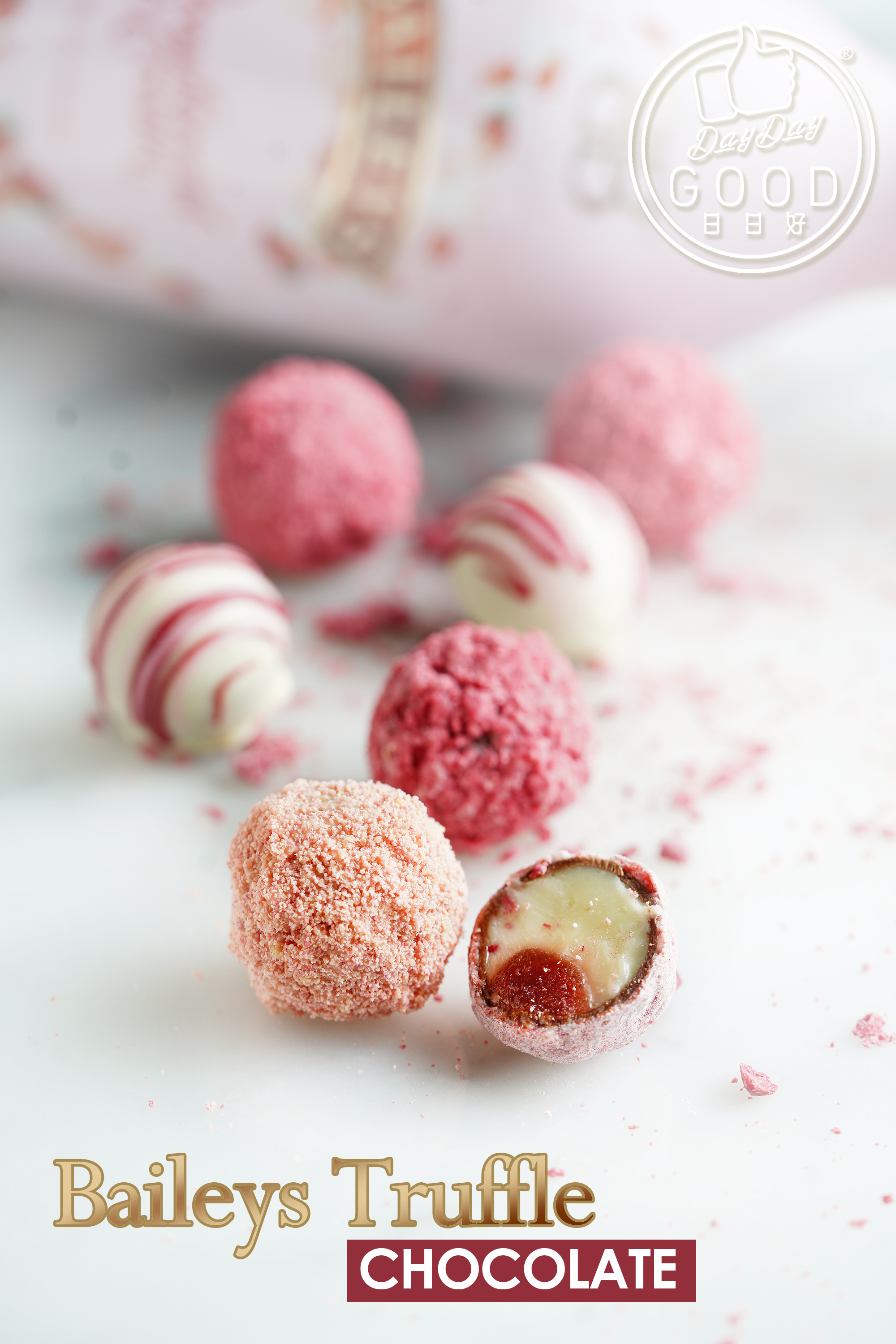 Kenny Sir 實體班 - 士多啤梨及原味Baileys軟心朱古力