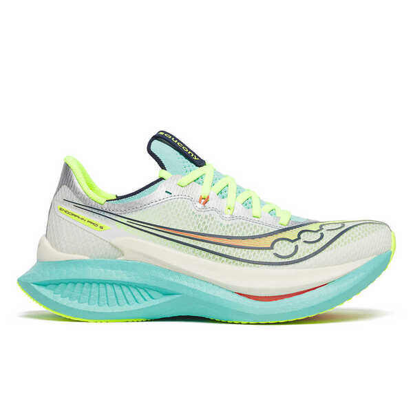 Saucony 索康尼 Endorphin Pro 5 SA11064-120 女 慢跑鞋 路跑 白 水藍 輕量競速