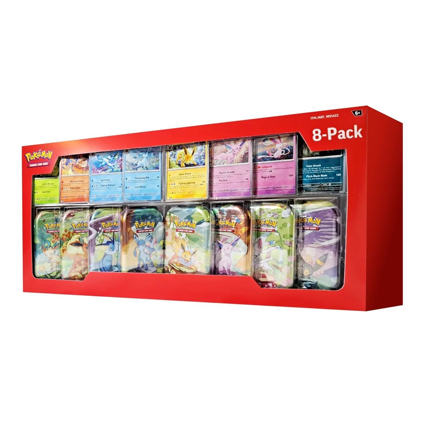 Pokemon TCG Prismatic Evolutions Costco 8-Pack Mini Tin