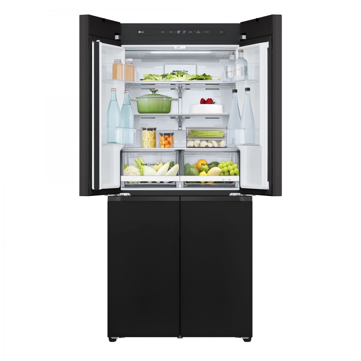 樂金 LG   F554GBMB7B‧智能變頻對門式雪櫃‧442公升‧香港行貨,原廠3年全機,10年壓縮機保養‧