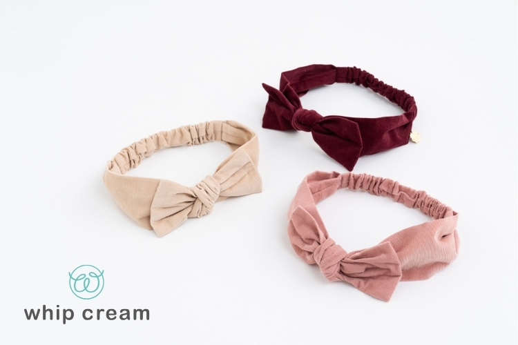 【日本 whip cream】燈芯絨髮帶