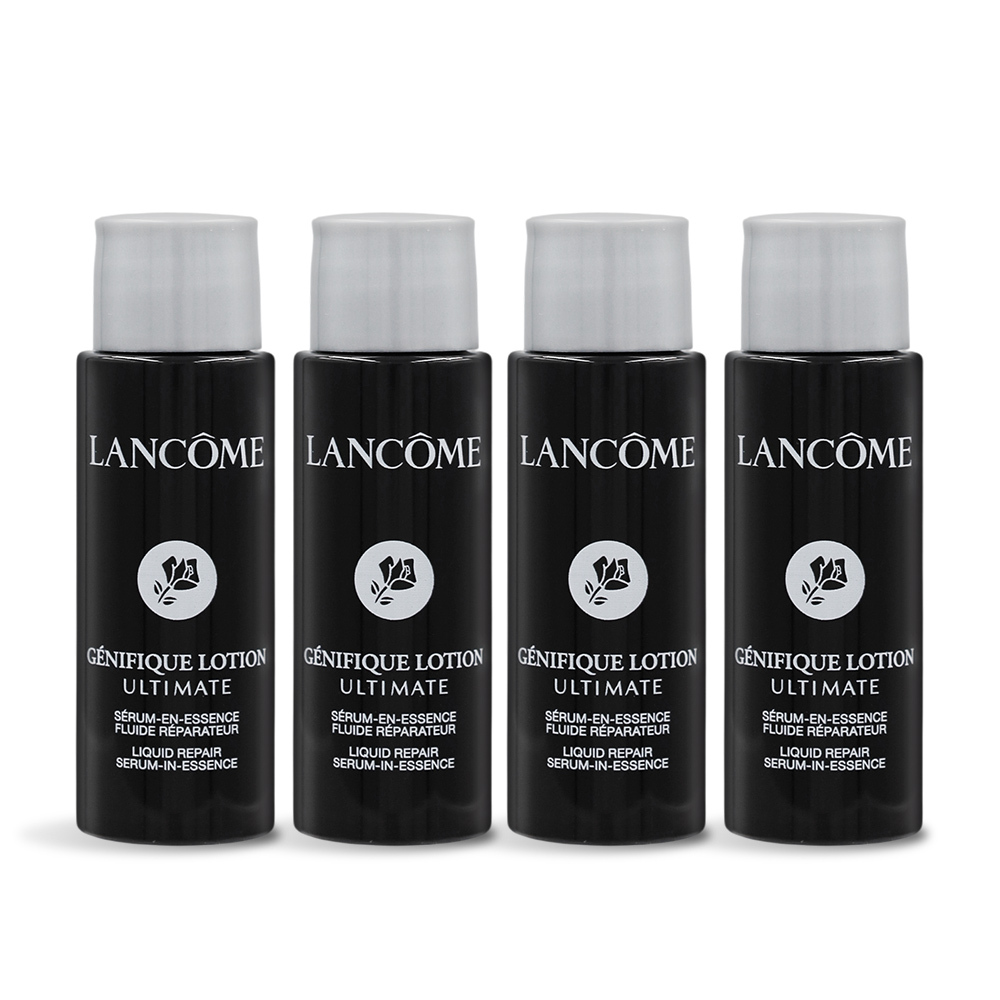 4x LANCÔME 蘭蔻 GÉNIFIQUE 煥活修護精華水 (小黑瓶濾鏡水) 10ml [平行進口]