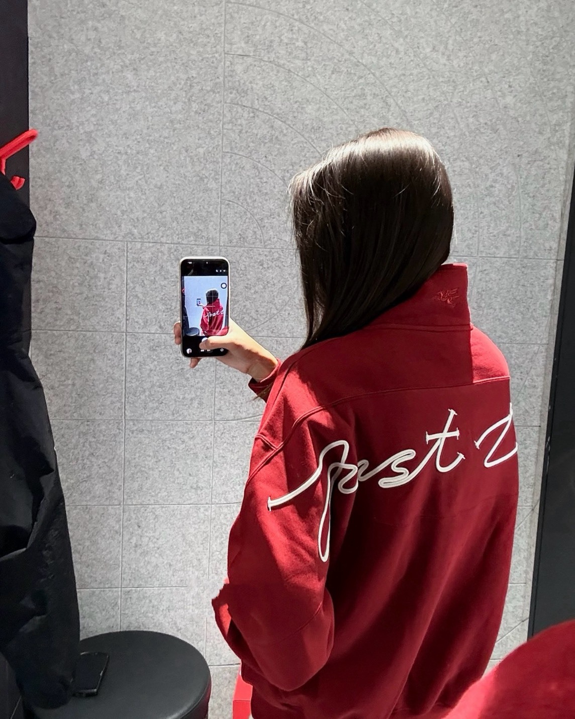 <近6折拿下>Nike CNY 馬年限定 立領 半拉鍊 抓絨 長袖 紅色