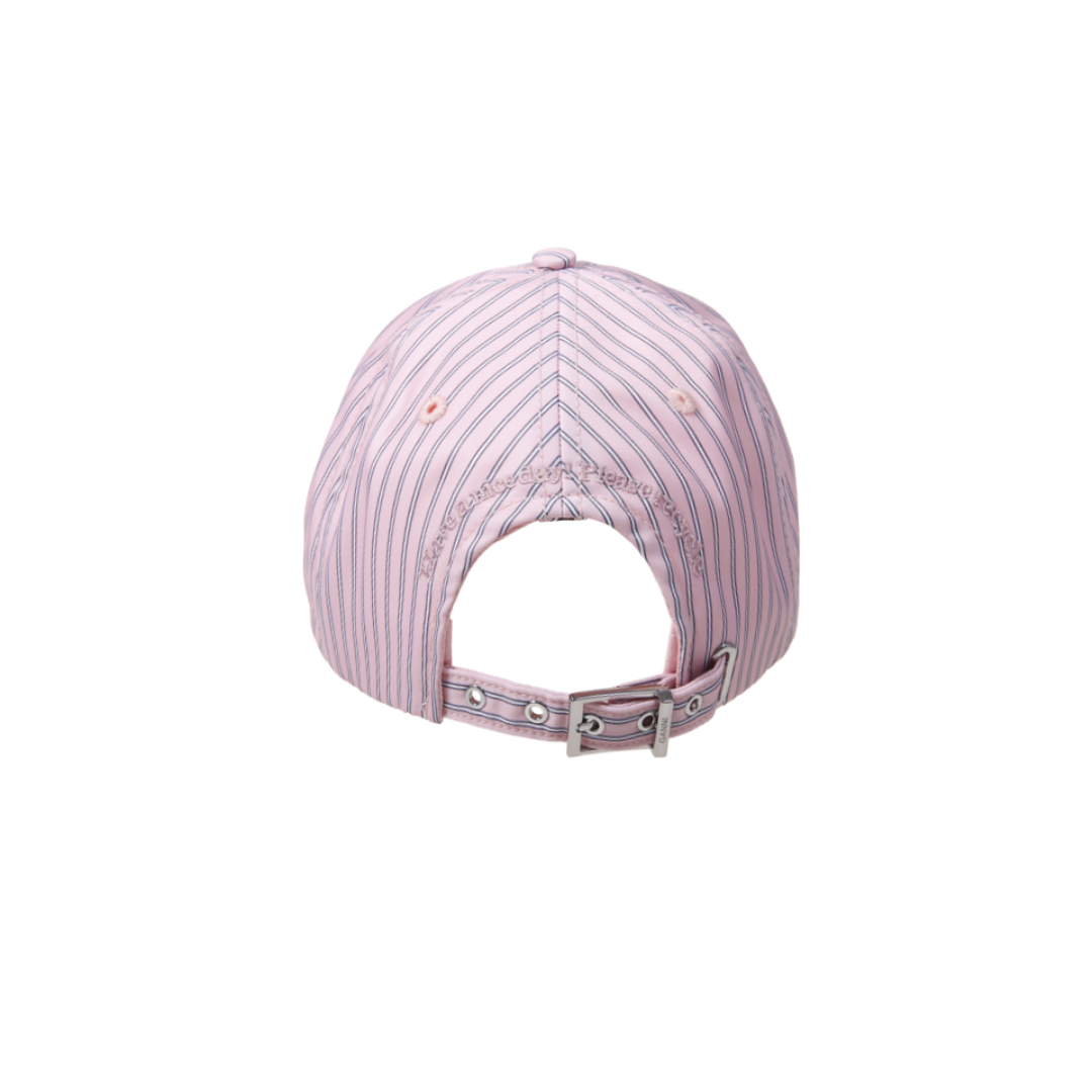 1FF0101-395 [GANNI] Printed Nylon Cap Cameo Pink (SS26) #B3020038 (P-EU-E)