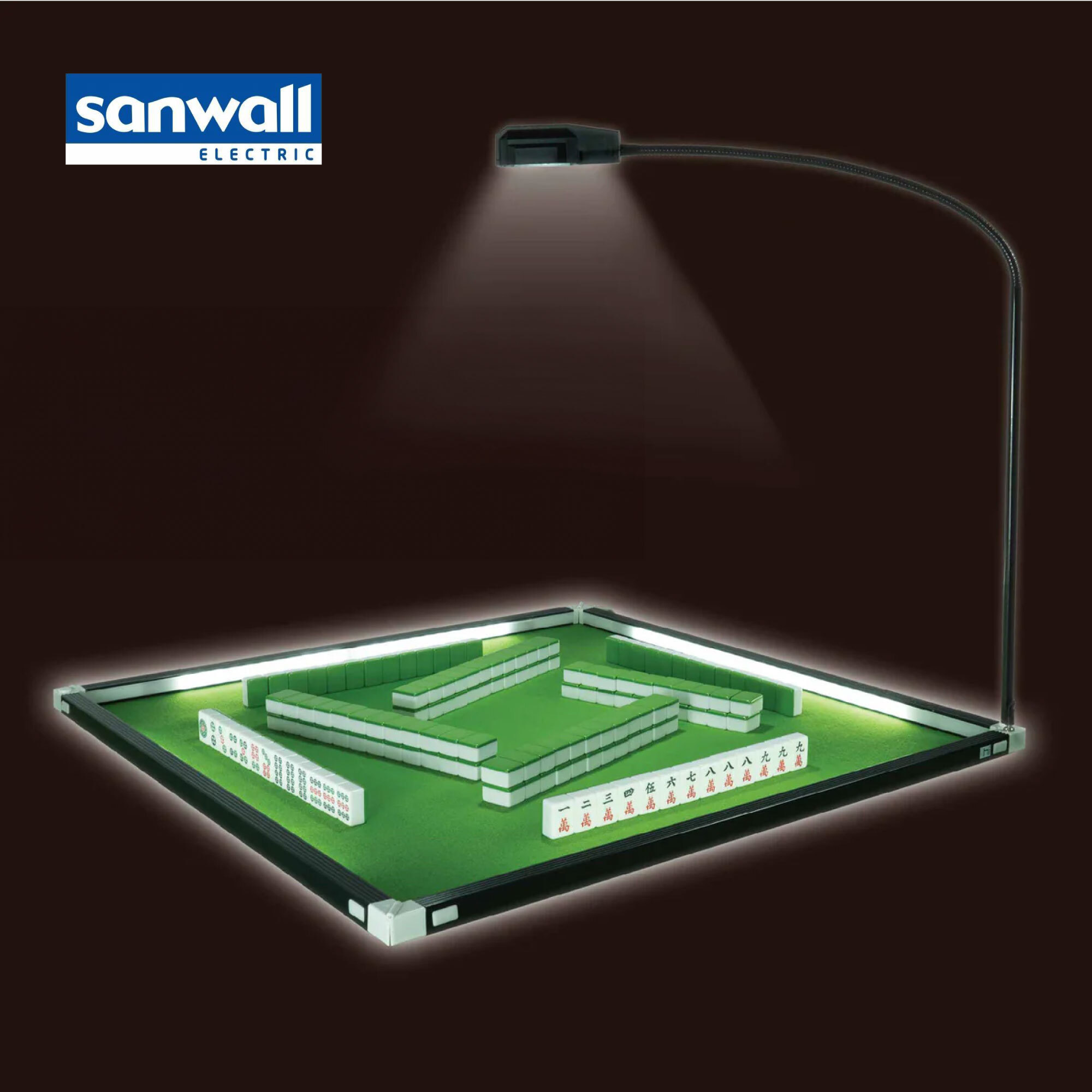 Sanwall LED高清麻雀燈 四邊發光 收合方便 MJ-02