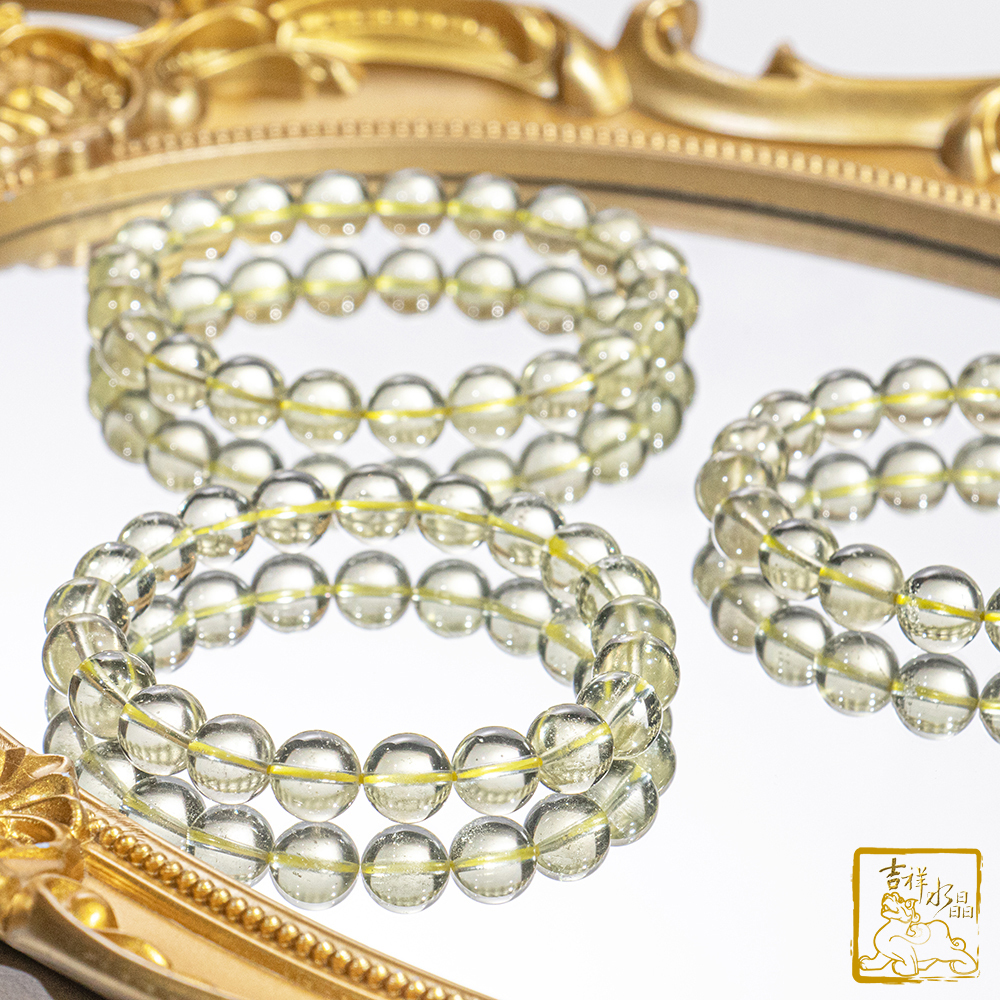 Libyan Gold Tektite Bracelet 9mm