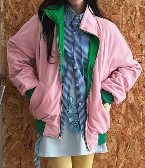 兩面穿雙色防風夾克