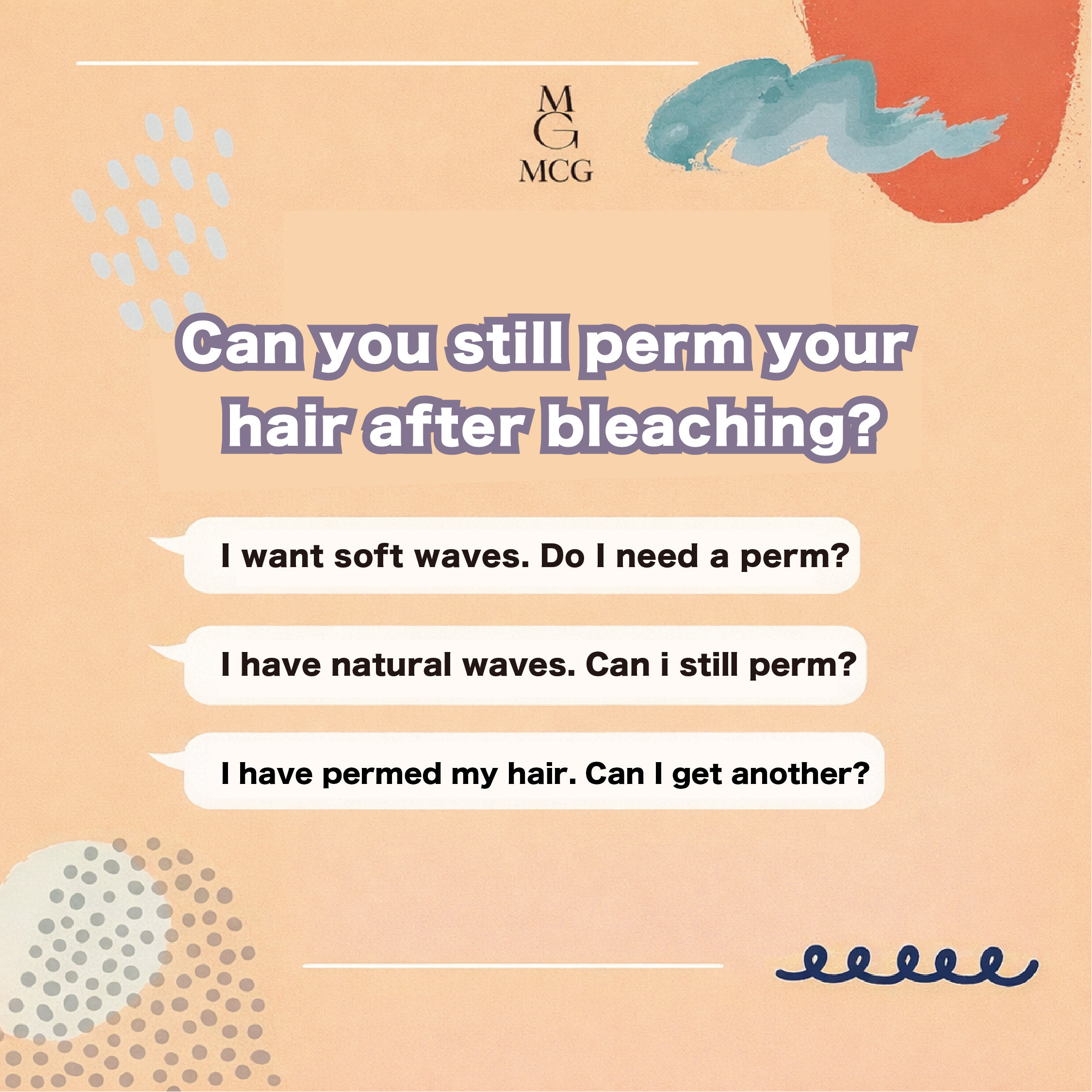 Can you still perm your hair after bleaching?