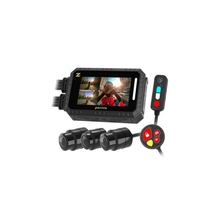 寶麗萊 Pernis 蜂鷹 MZ2023WGS 三鏡頭行車記錄器 內附64G記憶卡