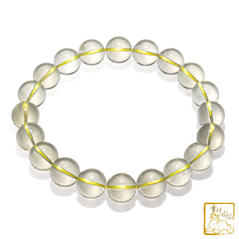 Libyan Gold Tektite Bracelet 10mm