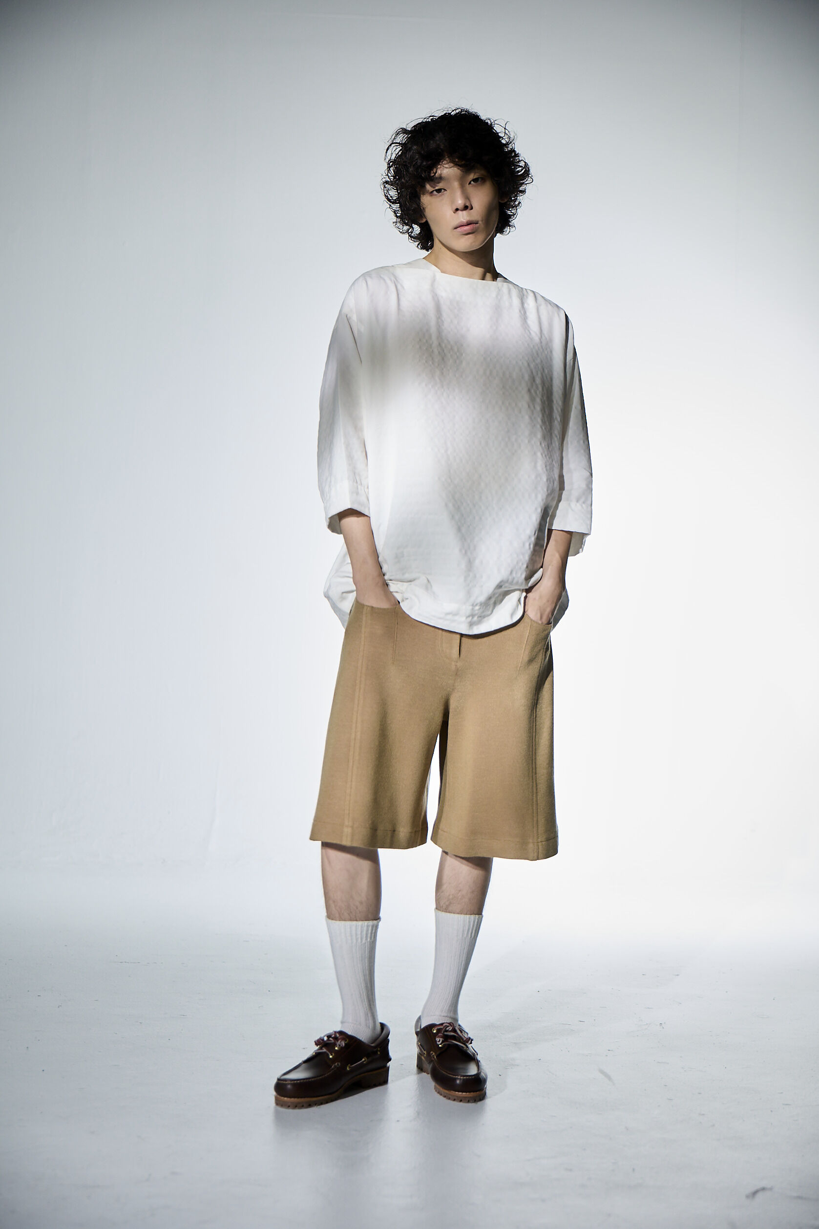 圖樣七分袖上衣