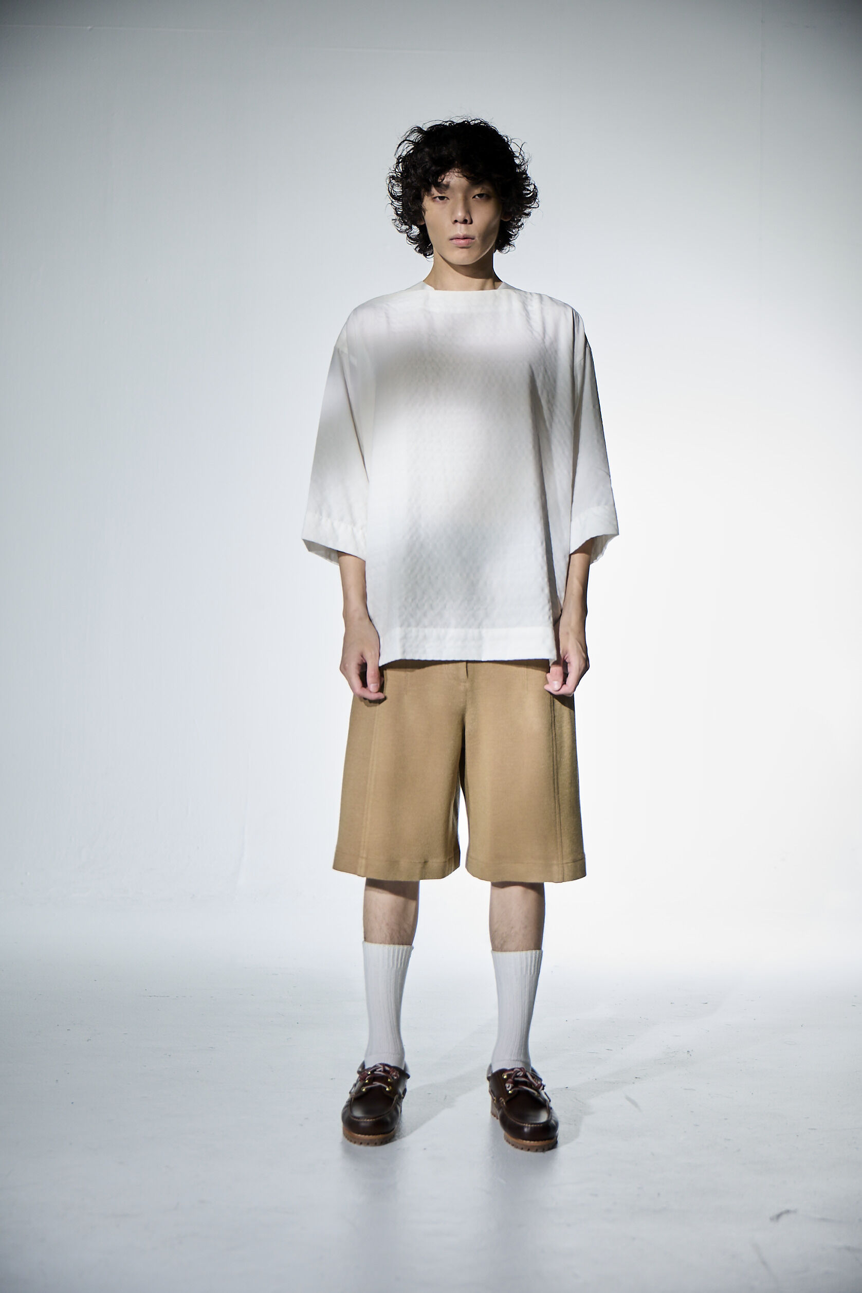 圖樣七分袖上衣