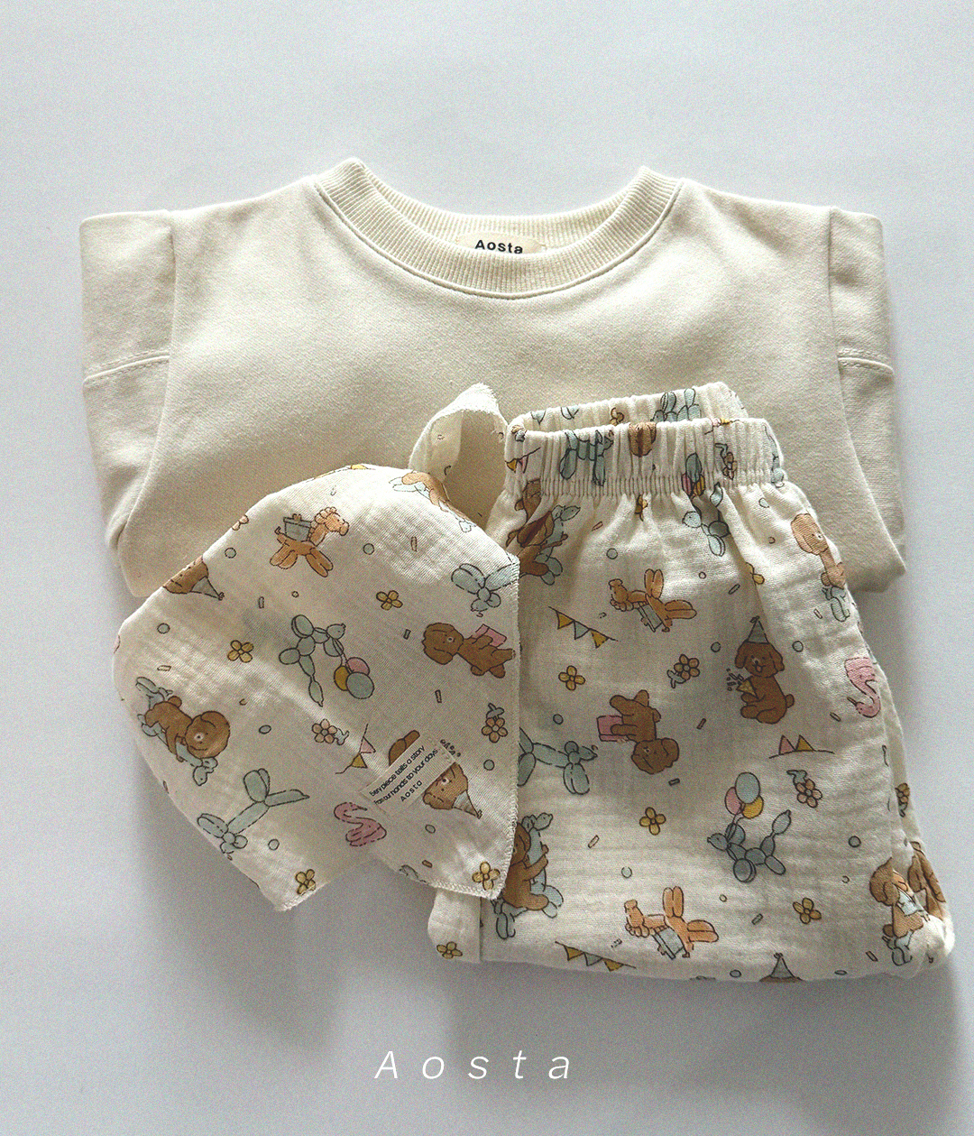 遊戲時間小熊褲