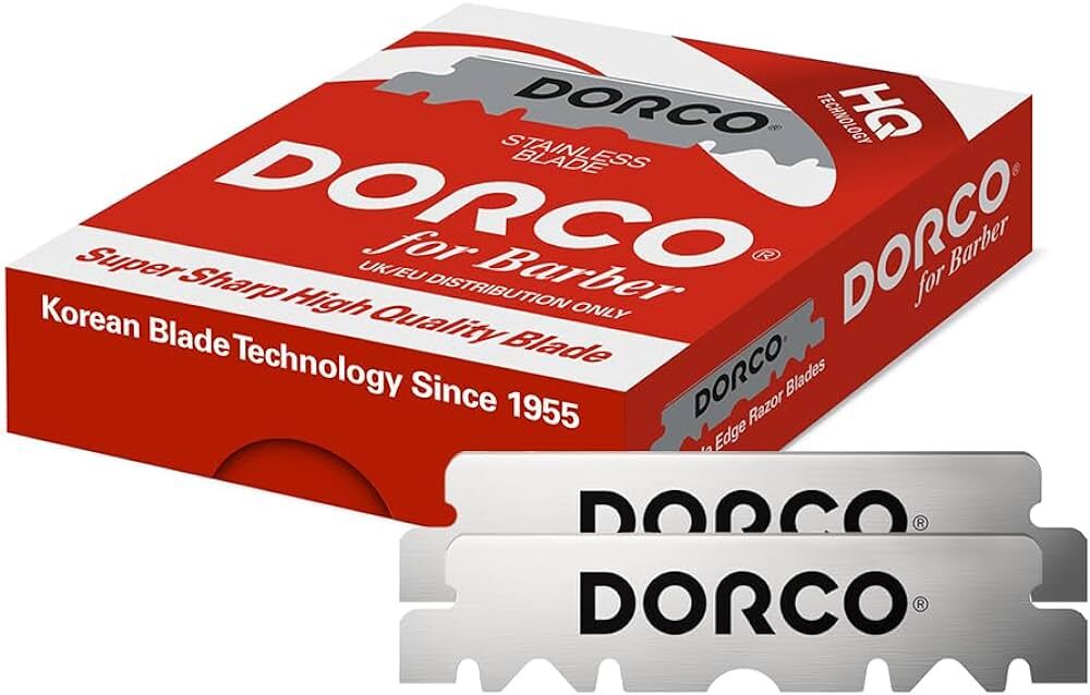 韓國 DORCO 單邊剃刀刀片 - 紅標 (100片裝)