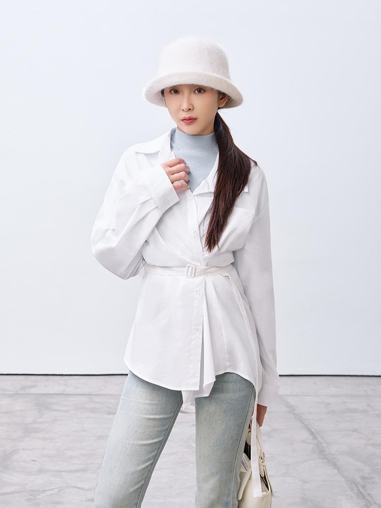 OH!HER 毛絨絨氛圍感可調式水桶帽 2509（20%兔毛）