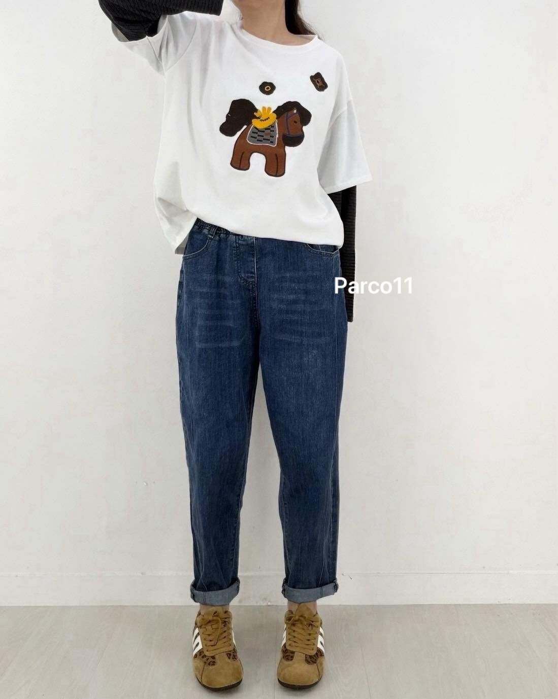 【顯瘦百搭的側立體剪裁修身牛仔褲】（預購 年後發貨）