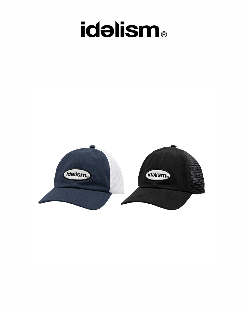 idealism 卡車 司機帽 黑/藍 25 A/W Trucker cap