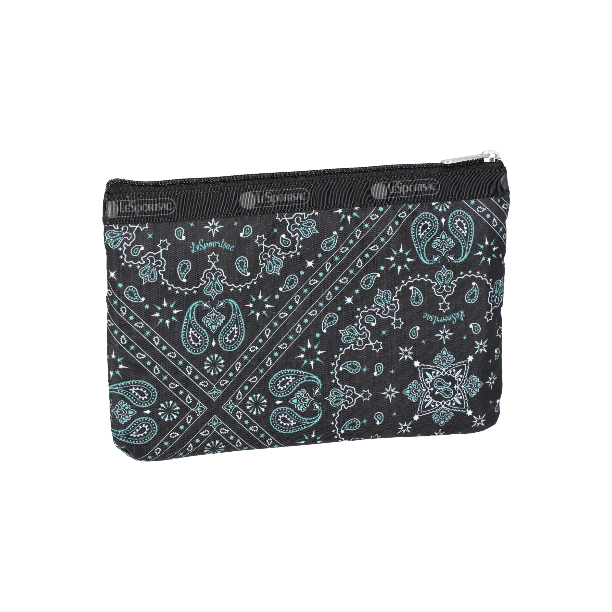 三拉鍊化妝袋 (PETITE PENGUINS WHITE)