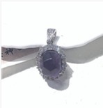 YY2523  紫水晶切角吊坠YOH240608