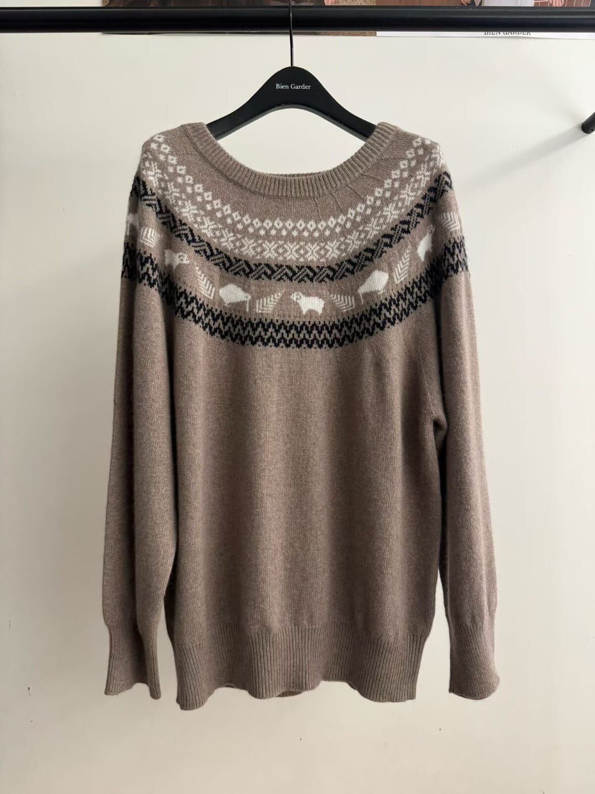 BG5404 費爾島風格圓領套頭毛衣 *特價* (優惠碼同充值購物金不適用)