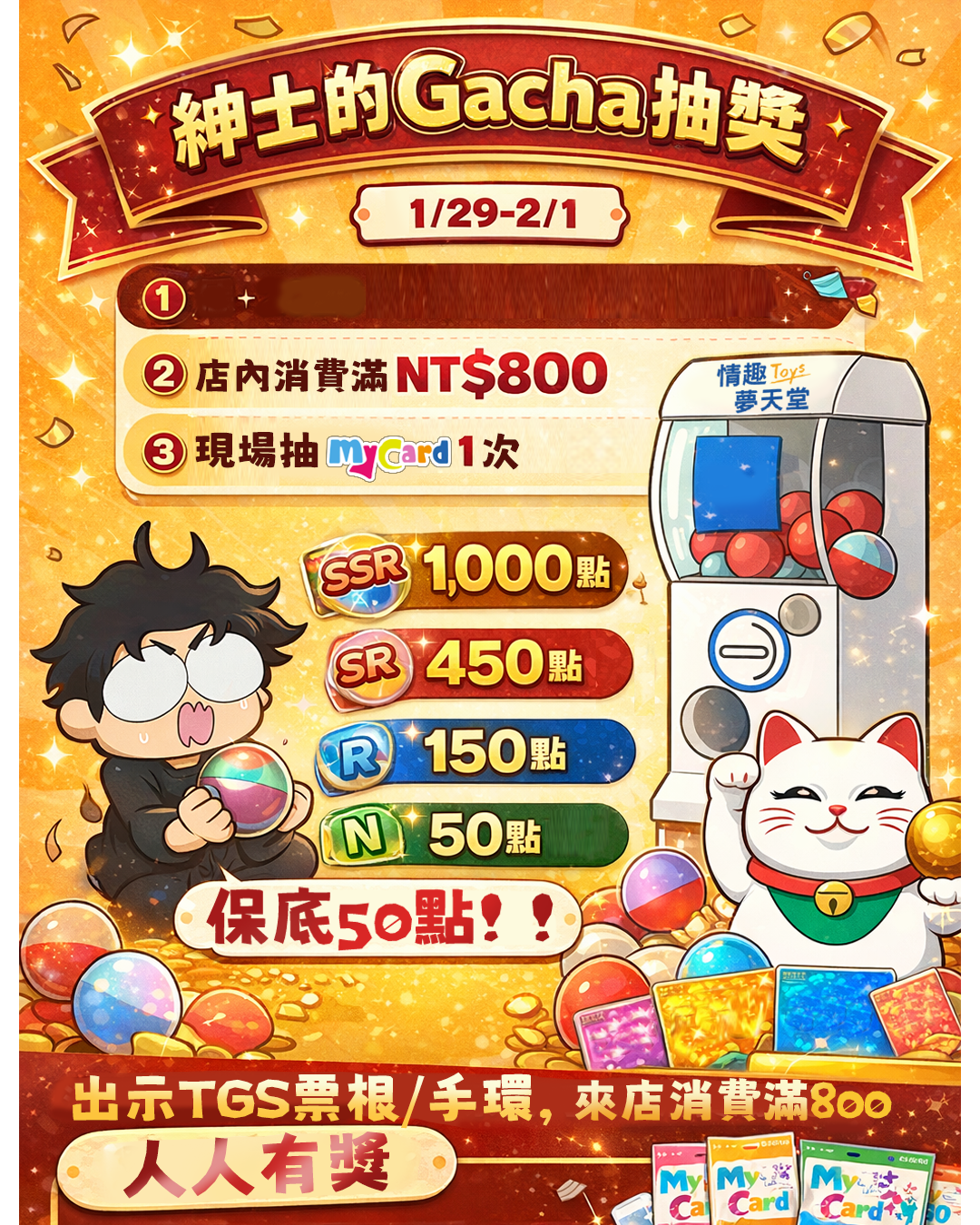 電玩展抽獎活動