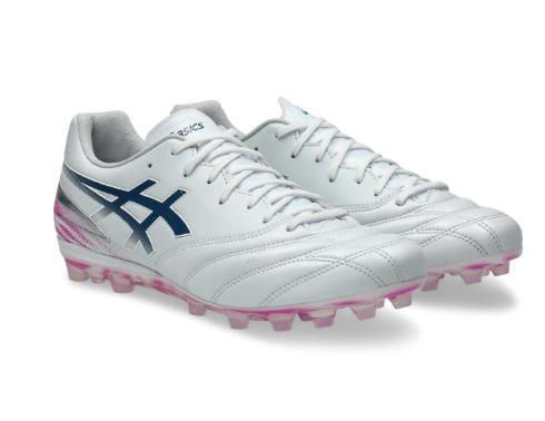 ASICS DS LIGHT PRO AG 仿真草地/草地足球鞋 白紫粉色