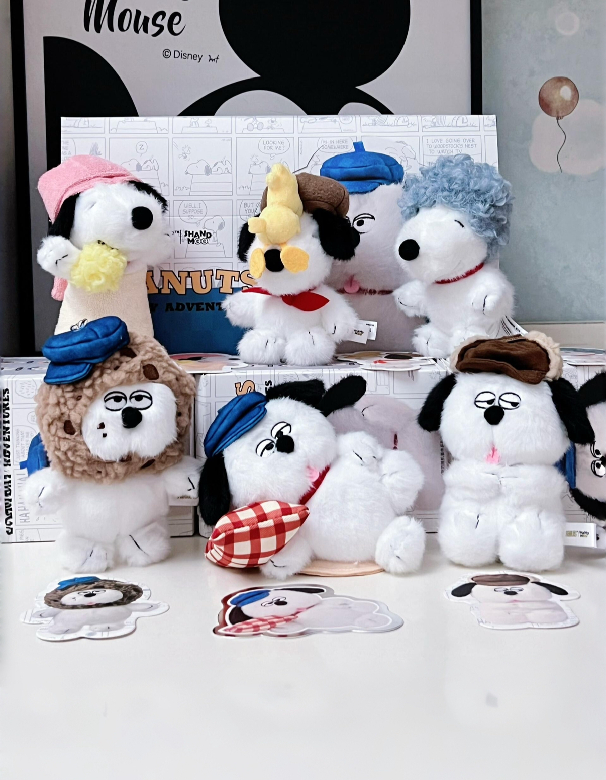 PEANTUS Snoopy 正版授權 小狗的隨機事件 毛絨吊飾 鑰匙圈 盲盒 6+1款 (任買兩件7-11免運)/預購