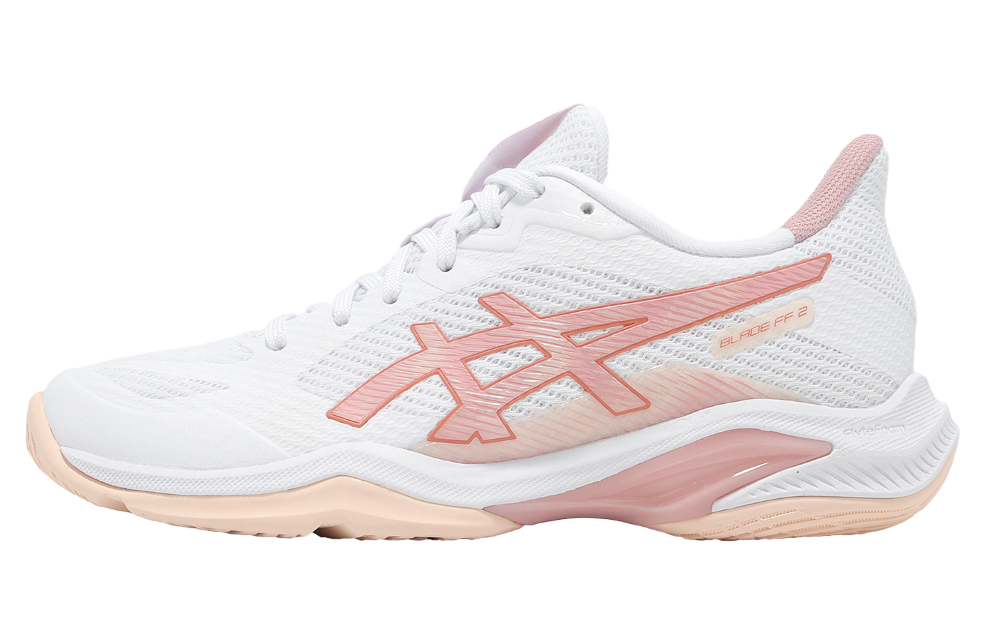 ASICS BLADE FF 2 羽毛球鞋/排球鞋/手球鞋 白淡粉色
