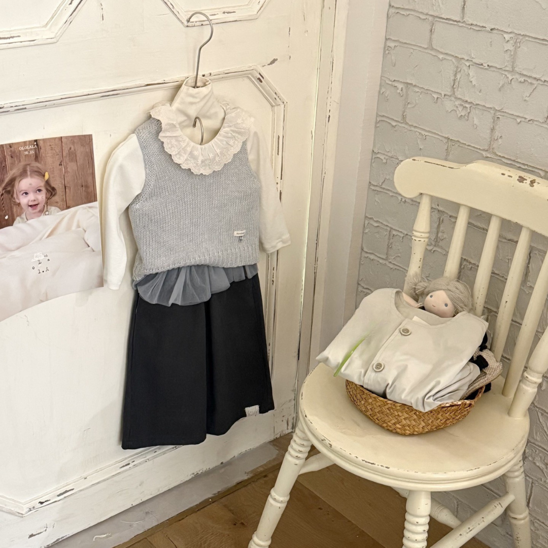 26春 蕾絲屁簾西裝褲