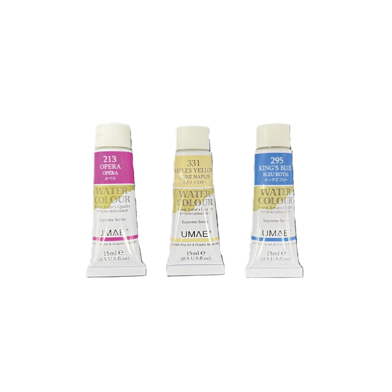 台灣 UMAE 奧馬 馬卡龍色系 水彩顏料 15ml 13色 單支