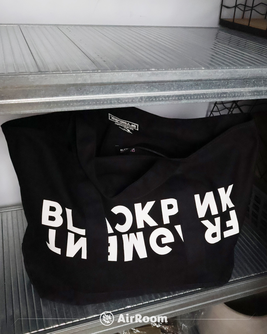 2025AW BLACKPINK X FRAGMENT Tote Bag 聯名藤原浩閃電粉墨韓團托特