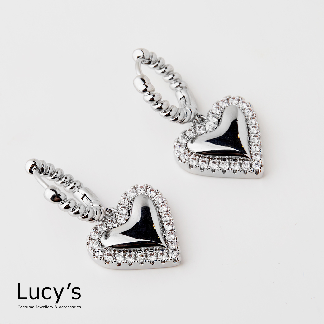 閃耀愛情 易扣耳環 (二色) (129026/129028)