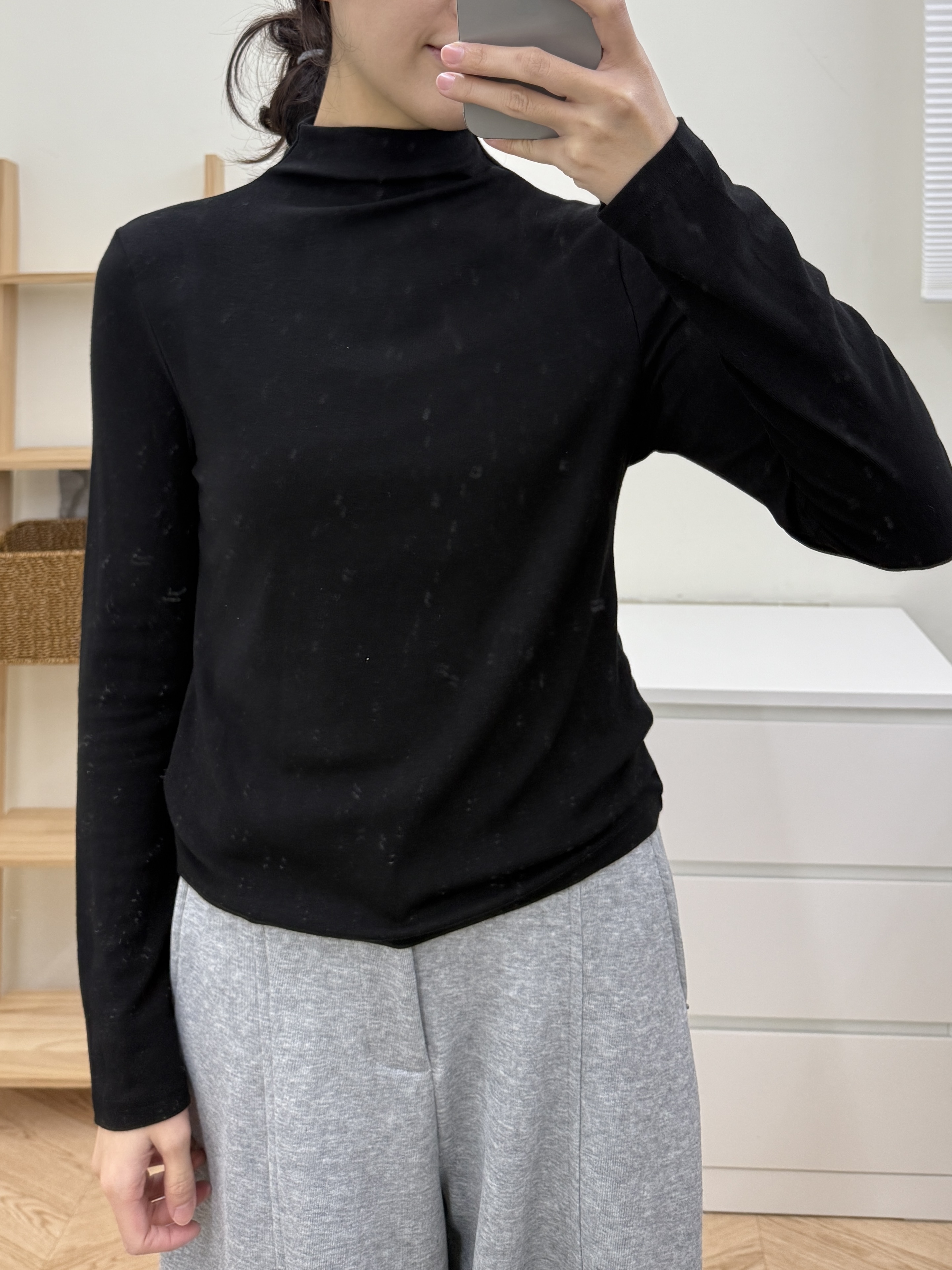 立領親膚內搭上衣*2色