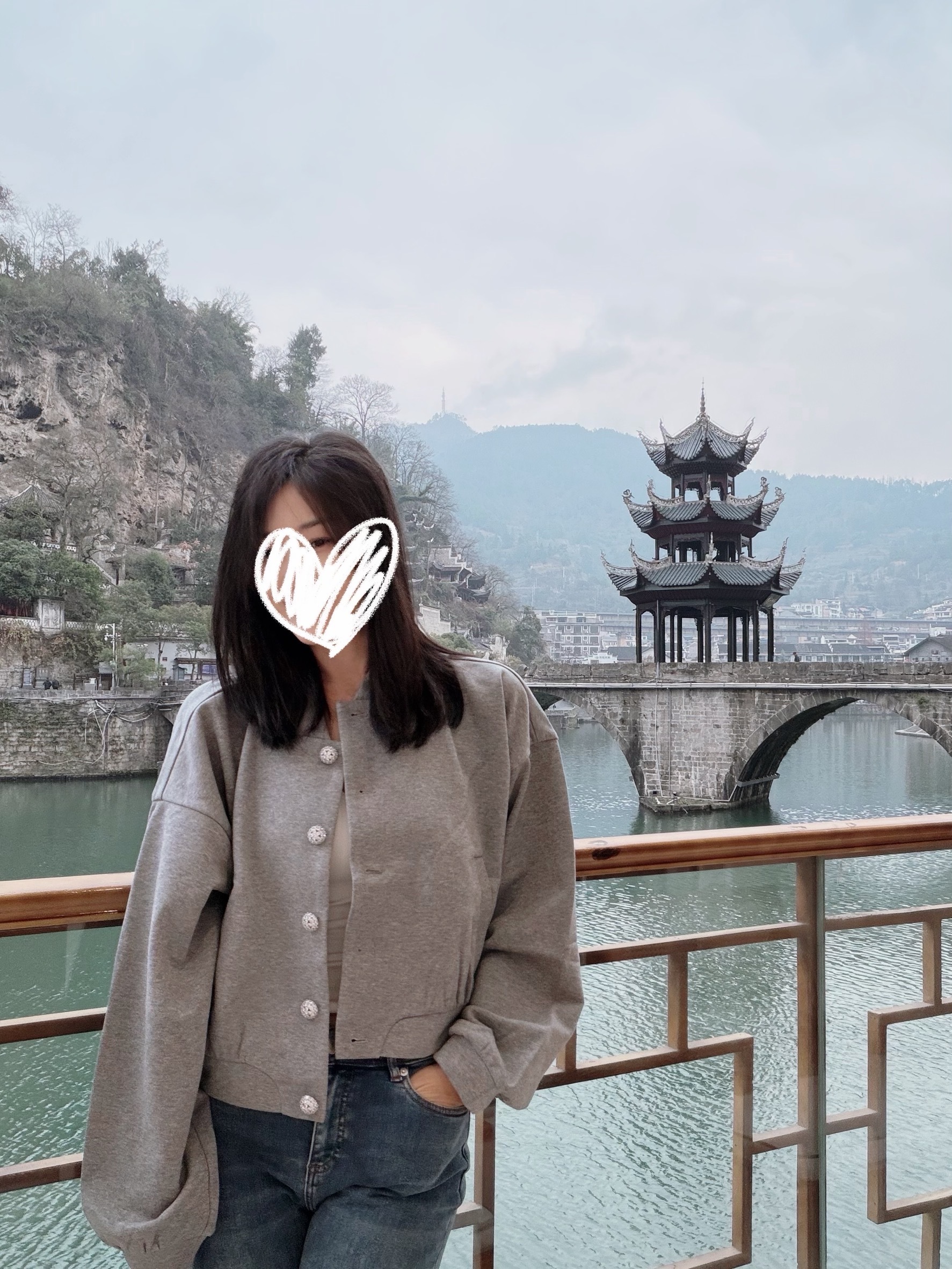 RSZA2160A 鑽扣棉質閃紗小外套