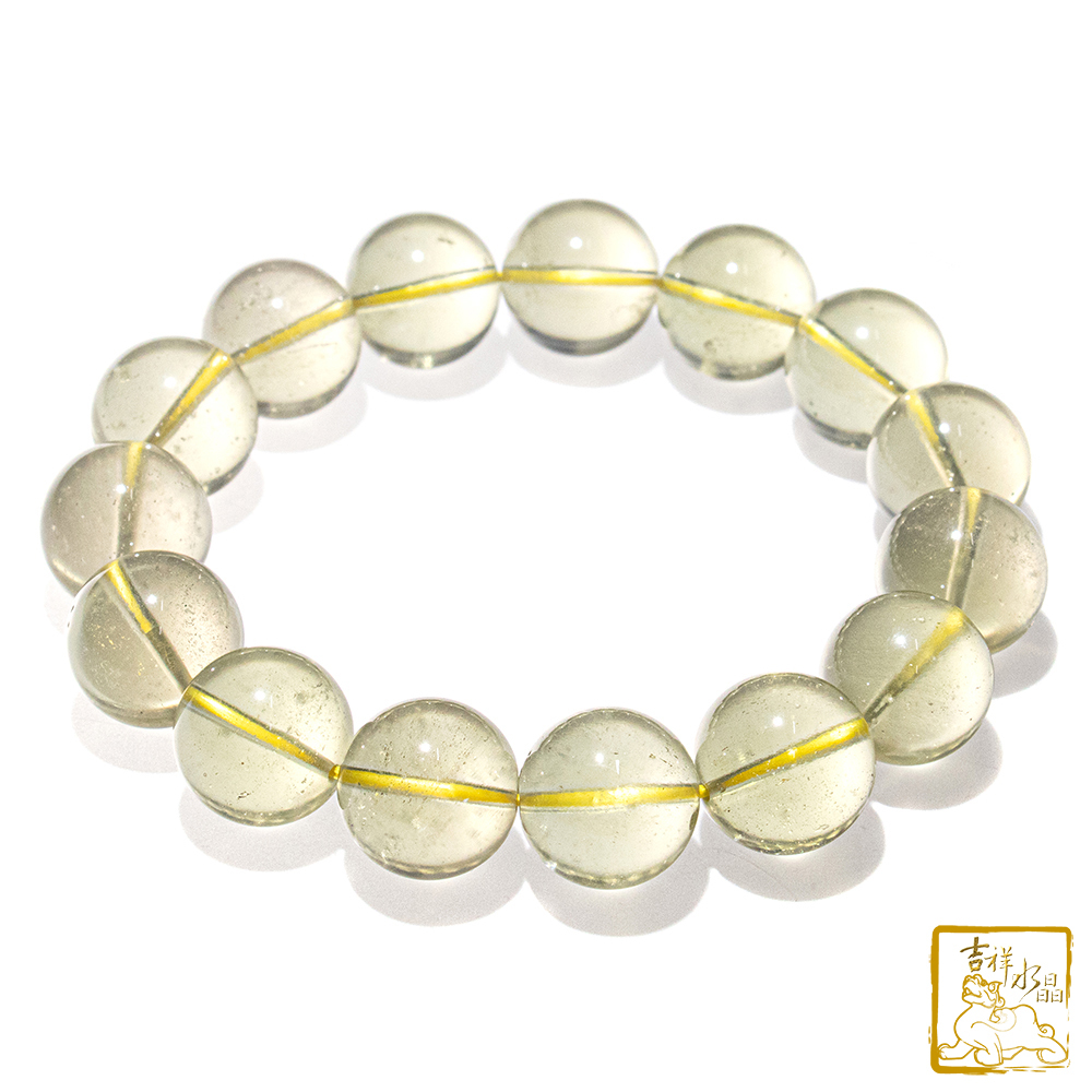 Libyan Gold Tektite Bracelet 14mm