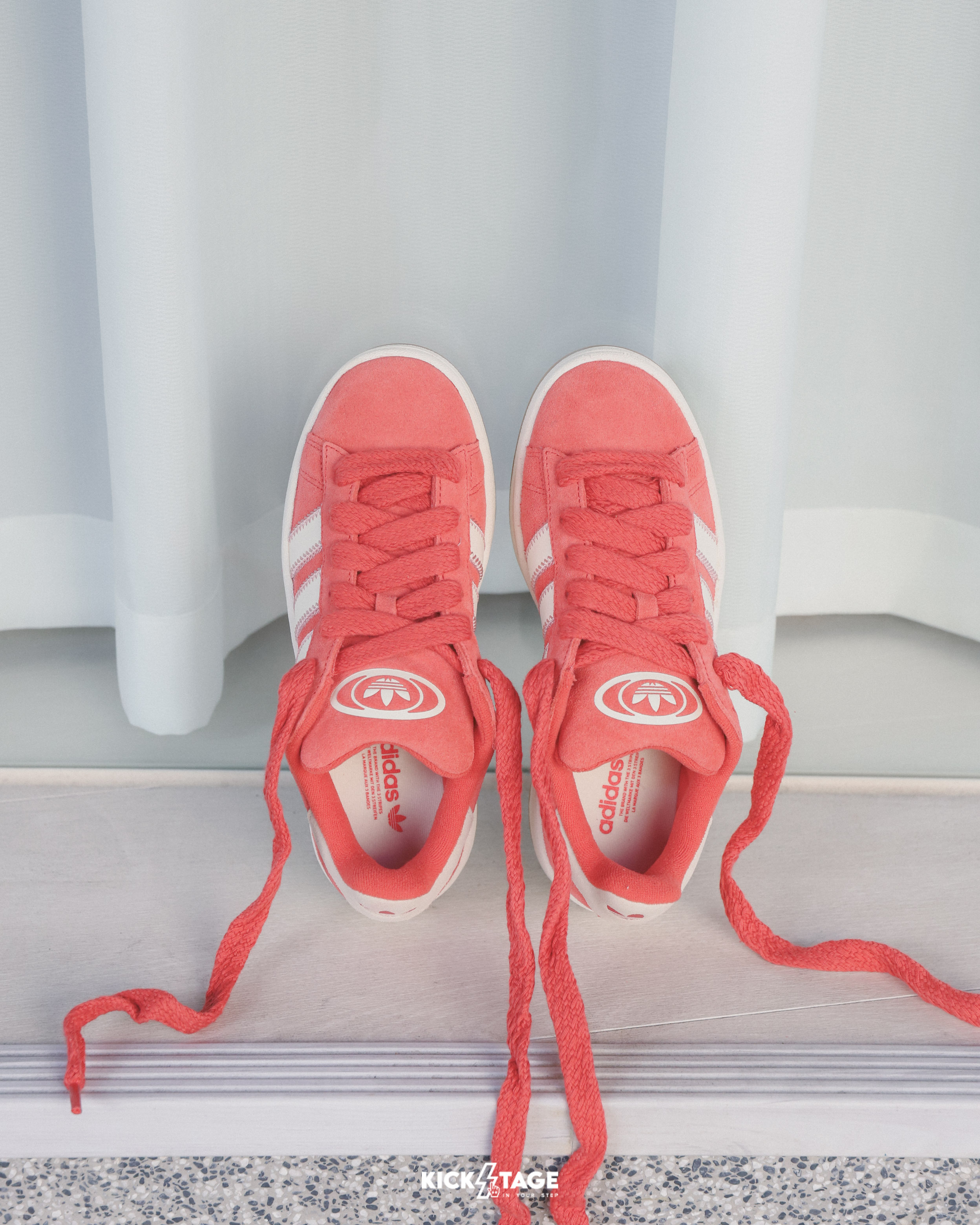 女鞋 ADIDAS CAMPUS 00S W 紅白 滑板 復古 胖胖鞋 寬鞋帶 麵包鞋 休閒鞋【JQ5805】