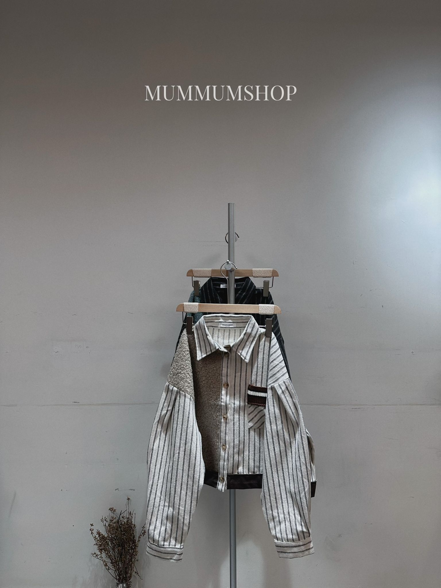 0213139a/美式復古拼布直條特色外套 52/52/21