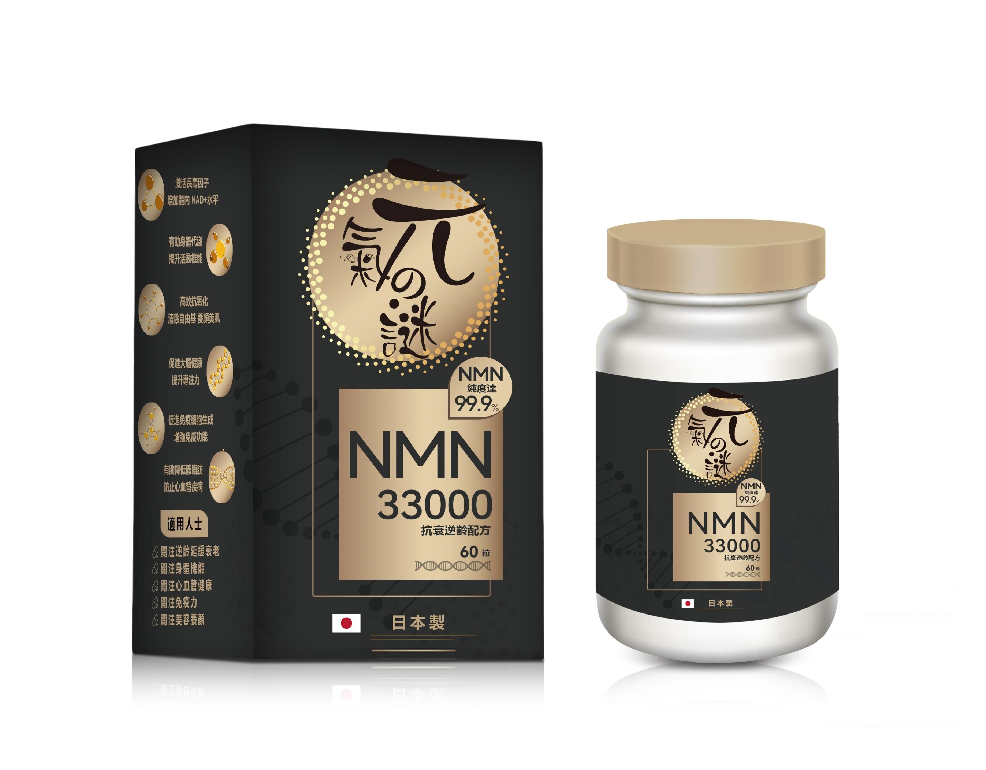 元氣の謎 NMN 33000 抗衰逆齡配方