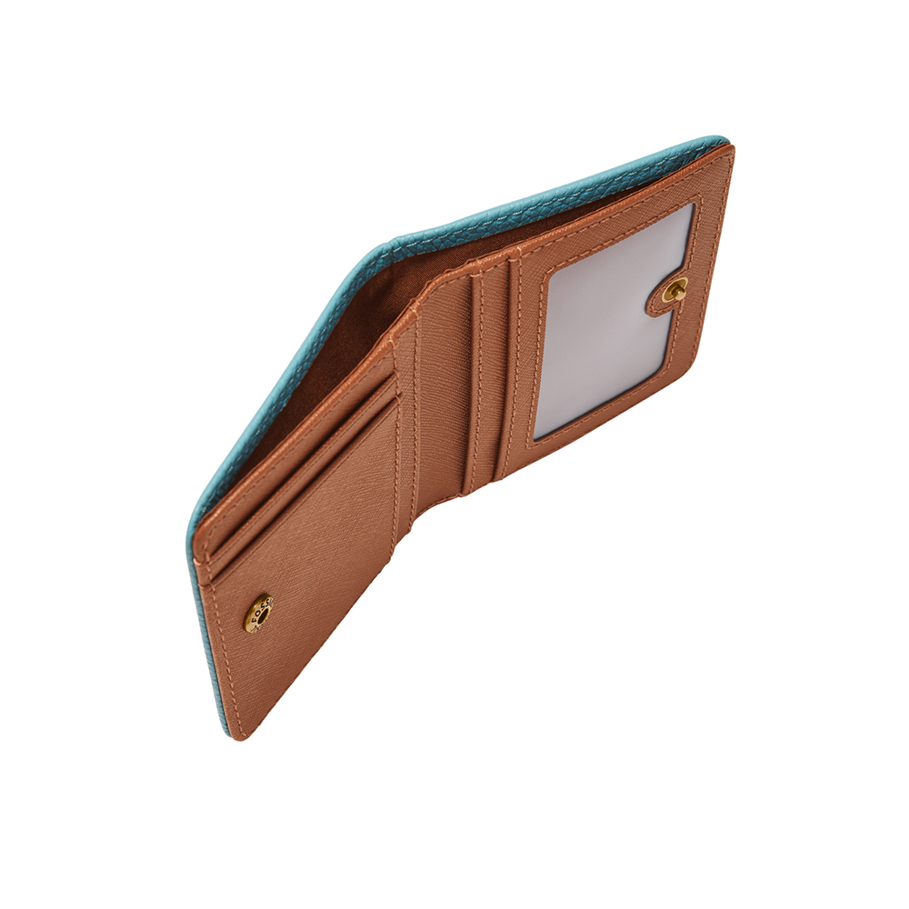 Madison 真皮經典短夾-藍色 SWL2900424