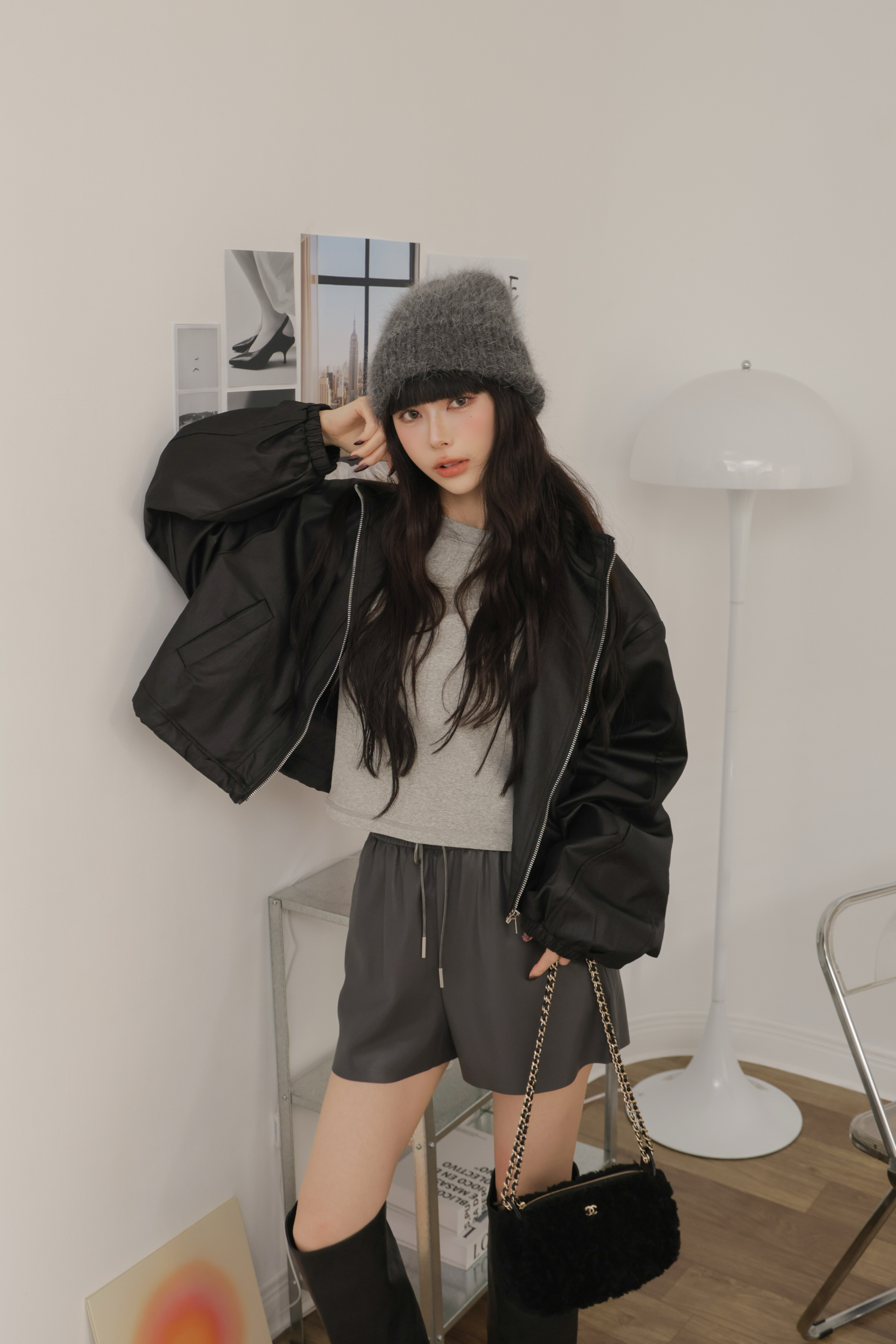 （現貨）A字長腿皮短褲 N28 #Winnie清單