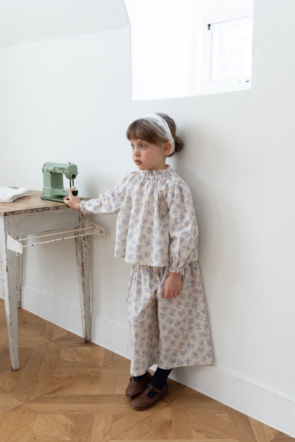 Perrobebe Celia 碎花長褲套裝 / 2色