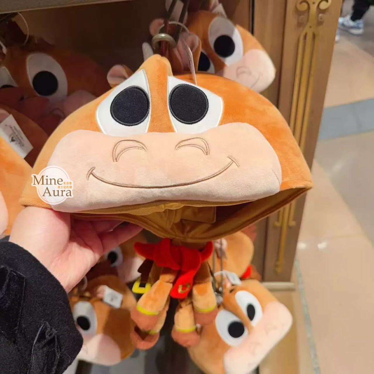 2026 新春 馬年系列 紅心 Bullseye 大頭小身體絨毛 造型帽 帽子 頭套 玩具總動員 Toy Story -上海迪士尼樂園