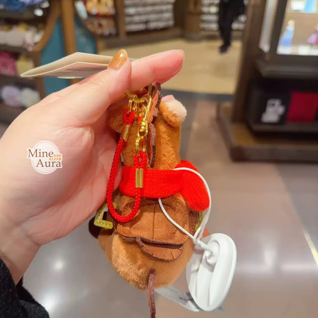 2026 新春 馬年系列 紅心 Bullseye 絨毛 造型 鑰匙圈 吊飾 玩具總動員 Toy Story -上海迪士尼樂園