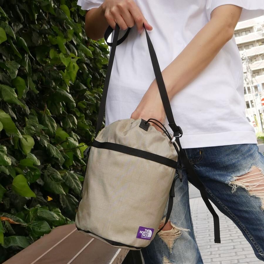 現貨┃日本 TNF 紫標 BUCKET SHOULDER BAG 側背水桶包 束口包
